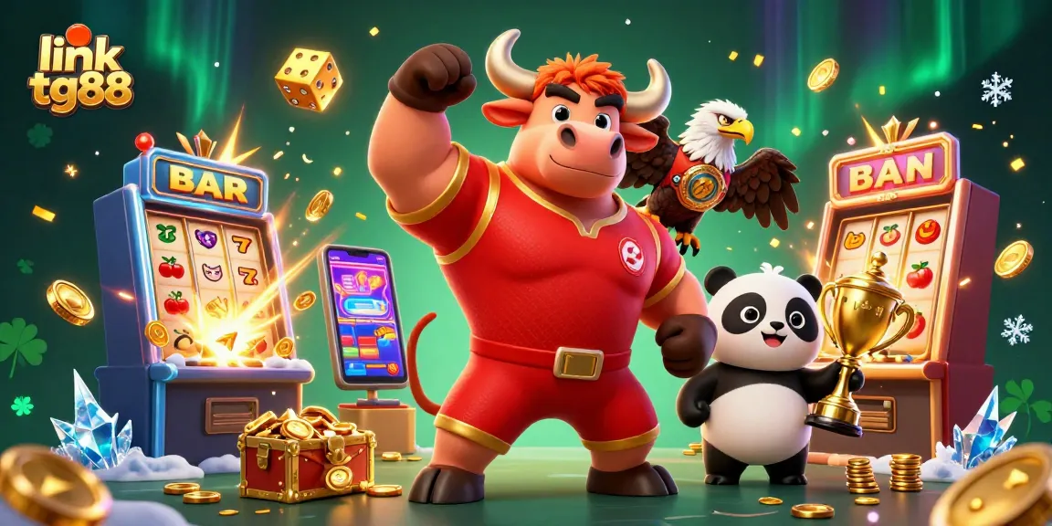 Win big with link tg88 at a vibrant online casino, featuring dynamic slot machine action.