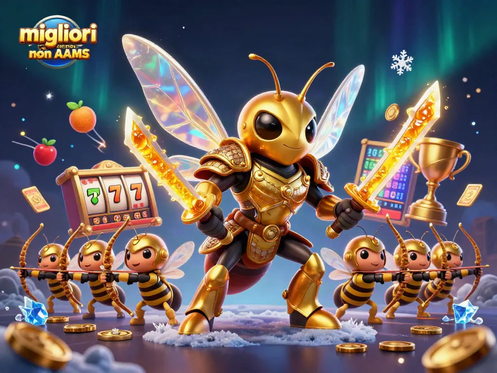 Gioca nei migliori casino non AAMS con un'illustrazione vivace e ricca di dettagli sul gioco d'azzardo.