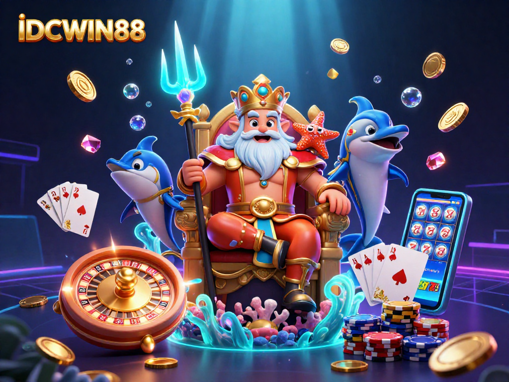 Win big at IDCWIN88 with vibrant casino games and thrilling underwater themes.