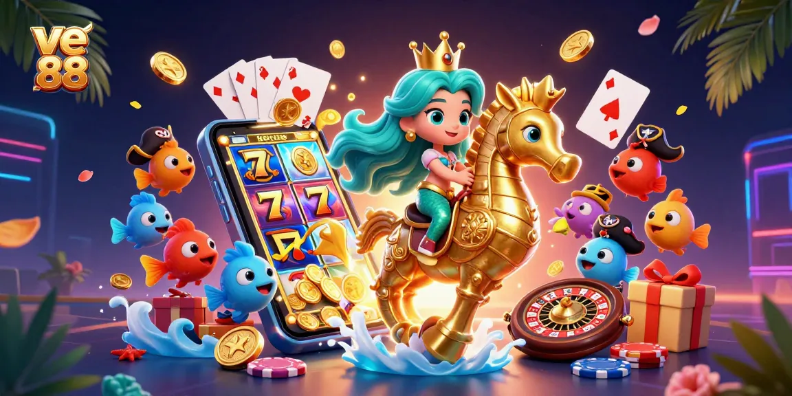 Engage with the exciting world of ve 88 featuring vibrant characters and dynamic slot game elements.