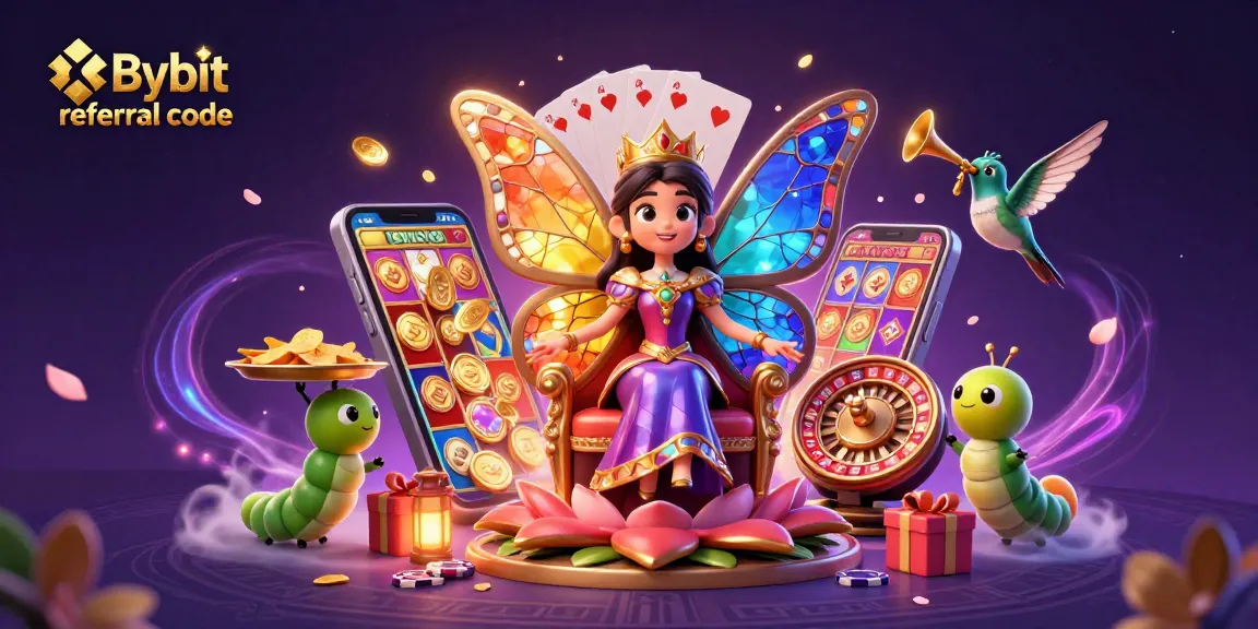 Discover winning strategies with the Bybit referral code amidst a vibrant gaming scene.