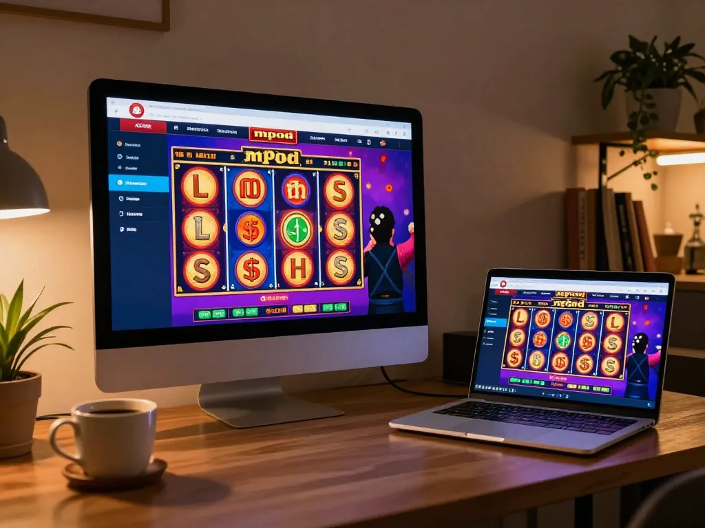 Engaging gameplay on mpoid slot in cozy online casino setting