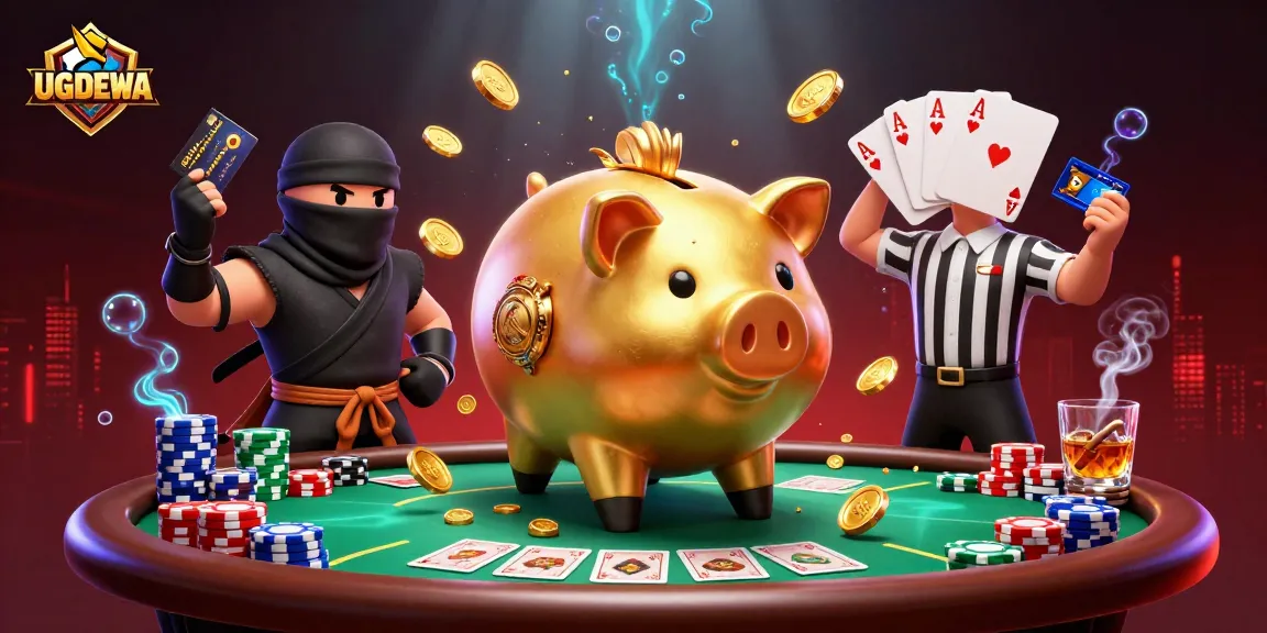 Experience UGDEWA’s slot gaming excitement with the epic showdown between characters.