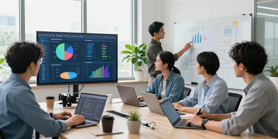 Dynamic team utilizing IT support for small business solutions in a modern office setup.