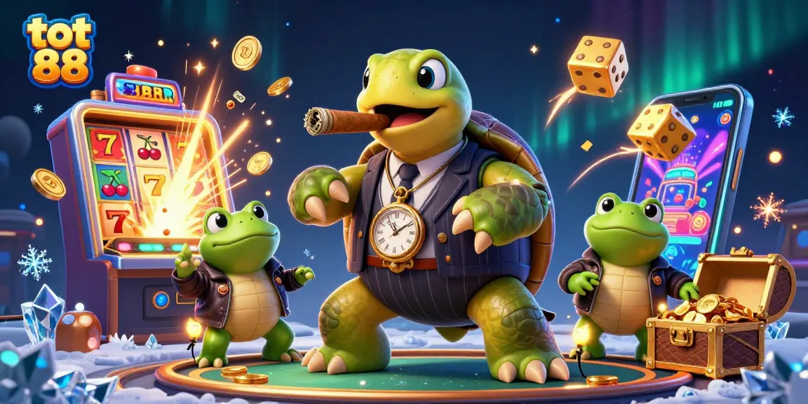 Engage with the exciting tot 88 themed casino featuring lively 3D characters and game elements.