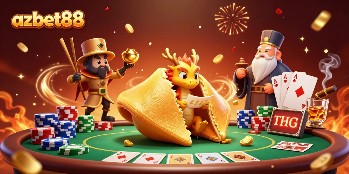 Experience exciting gameplay at azbet88 while enjoying dynamic poker action with gold-themed characters.