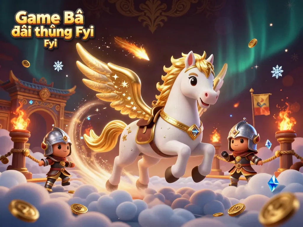 Engage in the exciting world of Game Bài Đổi Thưởng Fyi with stunning 3D art and lively characters.