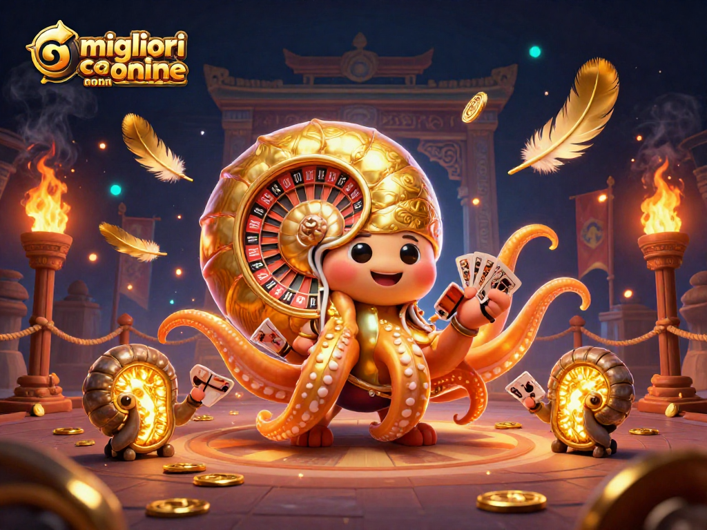 Gioca ai migliori casinò online non AAMS con il nautilus gigante che gira la roulette.