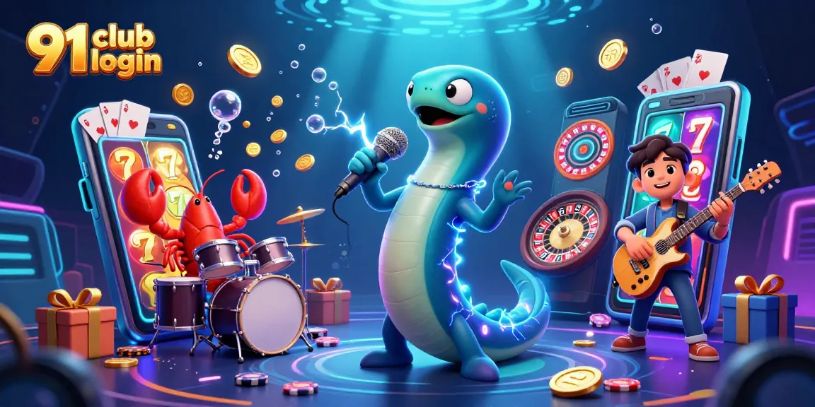 Engage with the vibrant world of 91 club login in this dynamic 3D casino illustration.