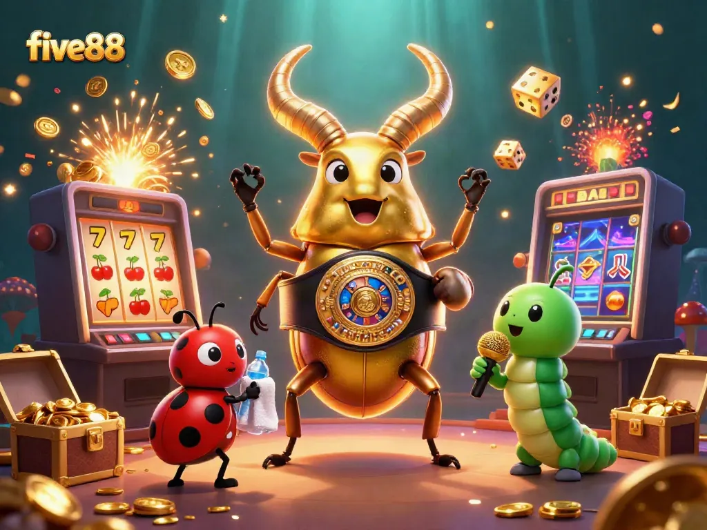 Experience the excitement of five88 with its colorful casino elements and dynamic characters.