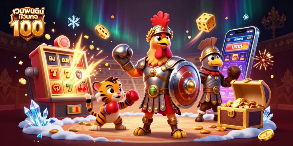 เล่นในเว็บพนันออนไลน์ เว็บตรง 100 กับเกมสล็อตและคาสิโนสุดมันส์ที่นี่