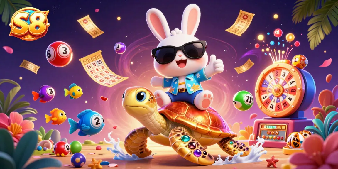Engage with S8 by winning big at our lively casino platform featuring colorful lottery elements.