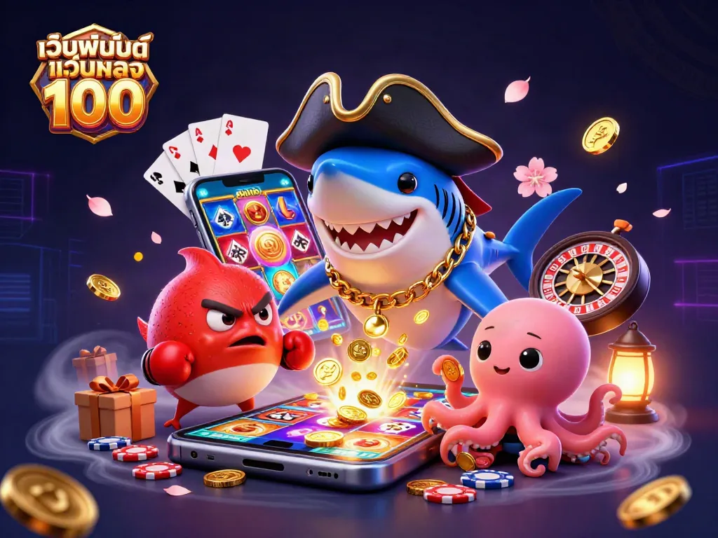 เล่น เว็บพนันออนไลน์ เว็บตรง 100 กับตัวละครการ์ตูนน่ารักในคาสิโน