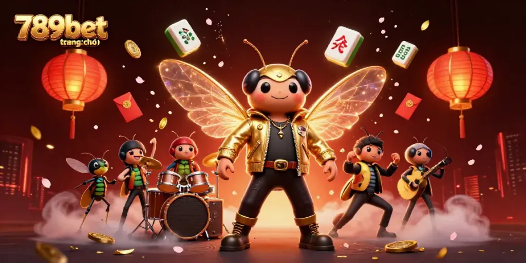 Engage with vibrant 789bet trang chủ gaming visuals showcasing dynamic characters and festive symbols.