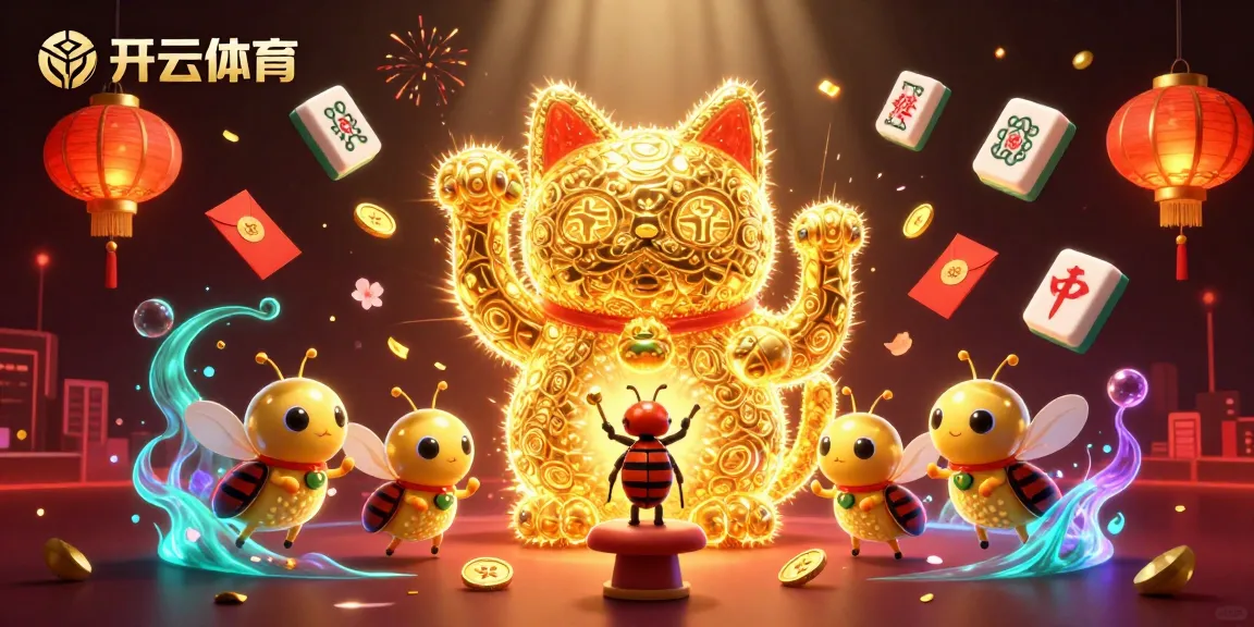 Experience winning strategies with 开云体育 as you immerse in a vibrant casino scene filled with energetic characters and symbols.