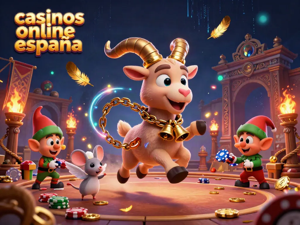 Juega en los casinos online España con el krampus y el ratón ángel en un casino divertido.