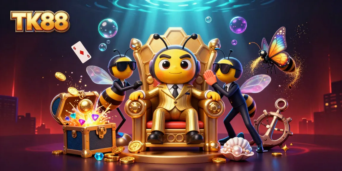Experience thrilling gameplay at TK88 with dynamic characters and vibrant casino elements.