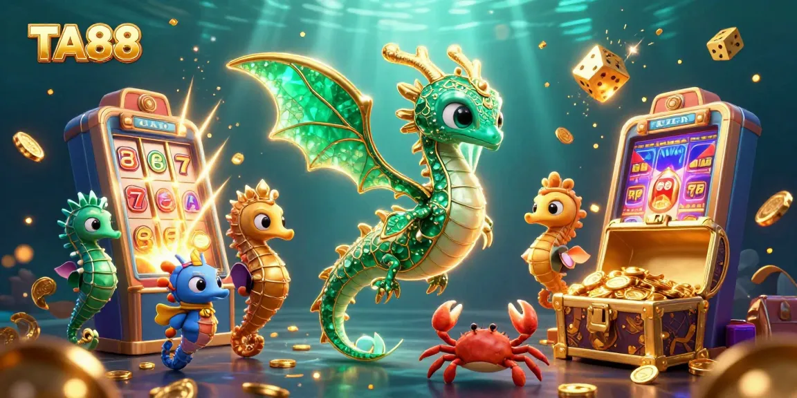 Engage with TA88's vibrant world of 3D casino adventures featuring exciting slot machines and treasure!