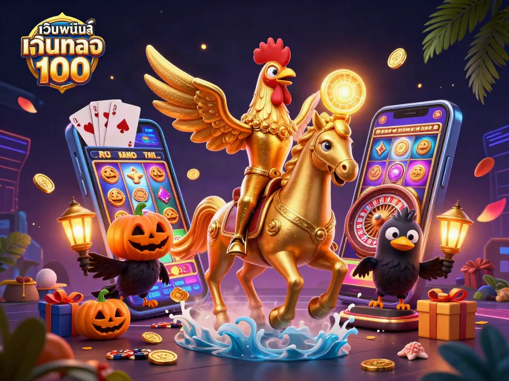 เกมพนันออนไลน์ เว็บพนันออนไลน์ เว็บตรง 100 สร้างความตื่นเต้นในคาสิโน