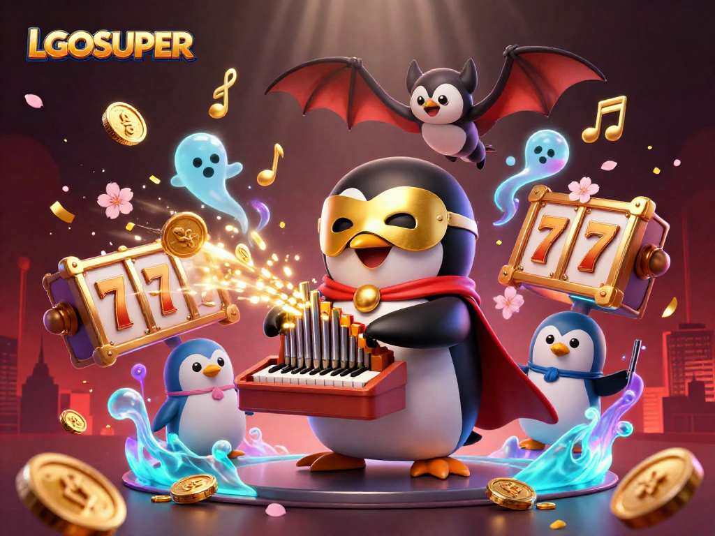 Experience winning at LGOSUPER with 3D cartoon characters and vibrant casino elements.