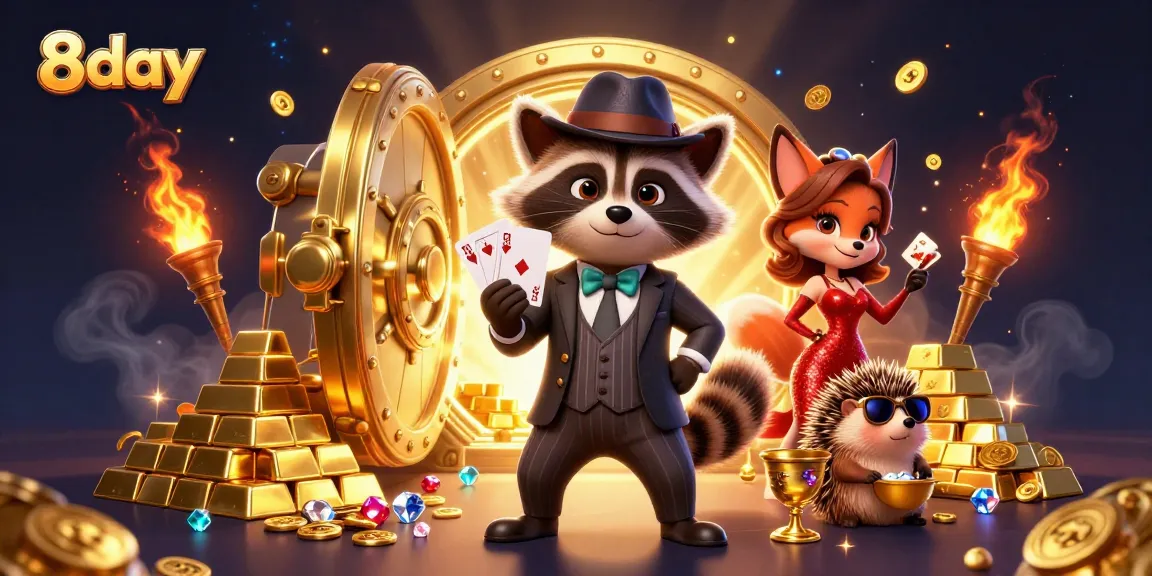 8day offers gamers a thrilling atmosphere filled with treasure and excitement while playing online casino games.