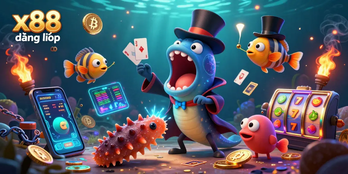 Experience the excitement of x88 đăng nhập with vibrant casino elements and captivating characters.