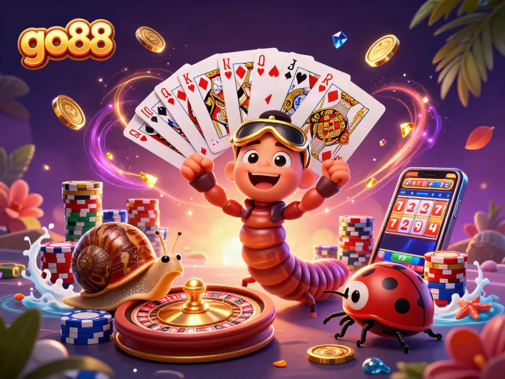 Trải nghiệm game tại GO88 với nhà cái côn trùng và nhiều phần thưởng lớn