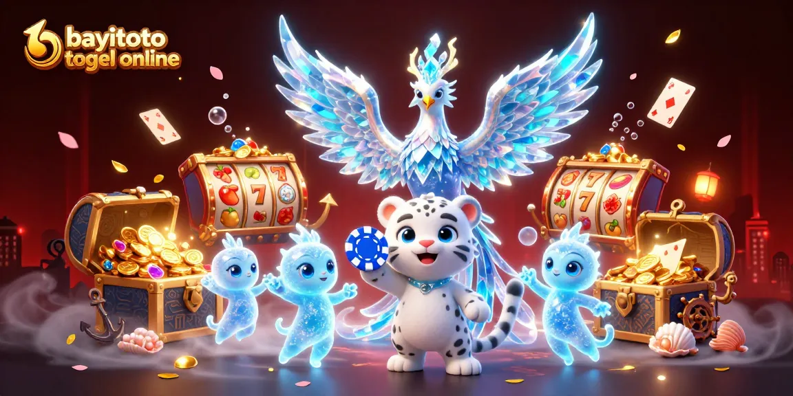 Engage with bayitoto togel online as a playful ice phoenix and snow leopard spark joy and excitement in a vibrant casino world.
