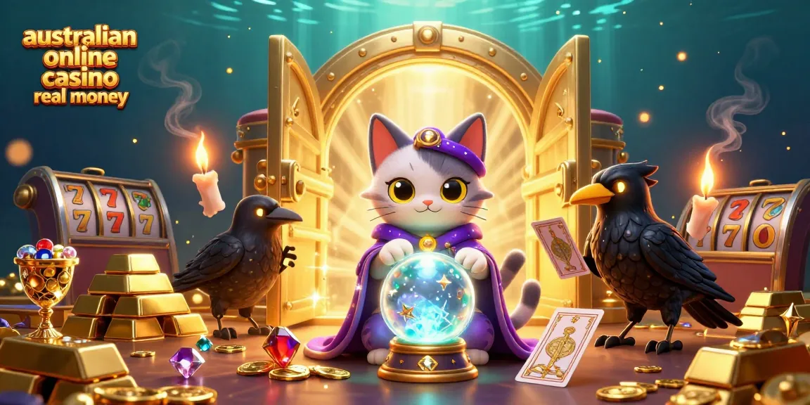 Engage with the vibrant scene featuring australian online casino real money elements, revealing treasures and mystical characters.