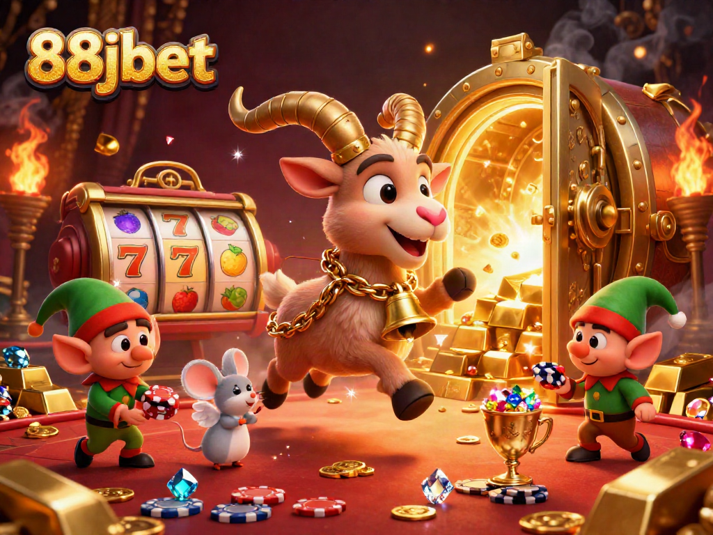 Win big at 88jbet with a festive horror casino featuring dynamic characters and bright treasures.