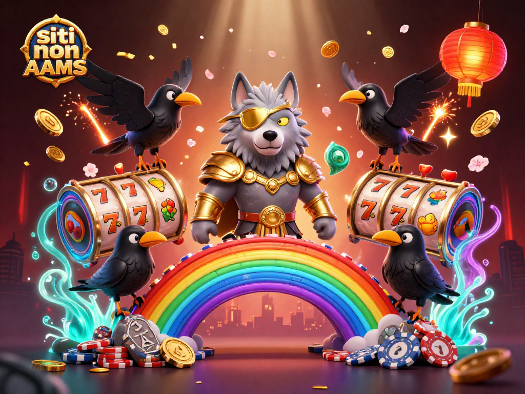 Scopri siti non AAMS con il fantasy di un lupo Odin e simboli di fortuna nel gioco.