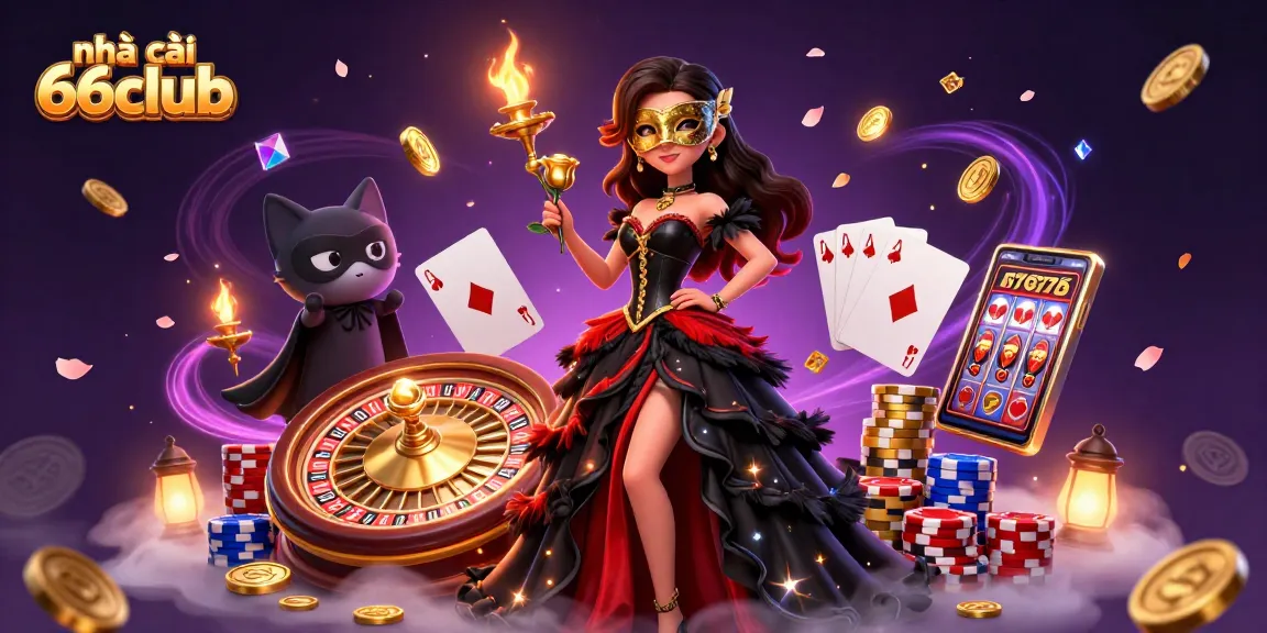 Experience the excitement at nhà cái 66club with stunning visuals and dynamic casino elements.