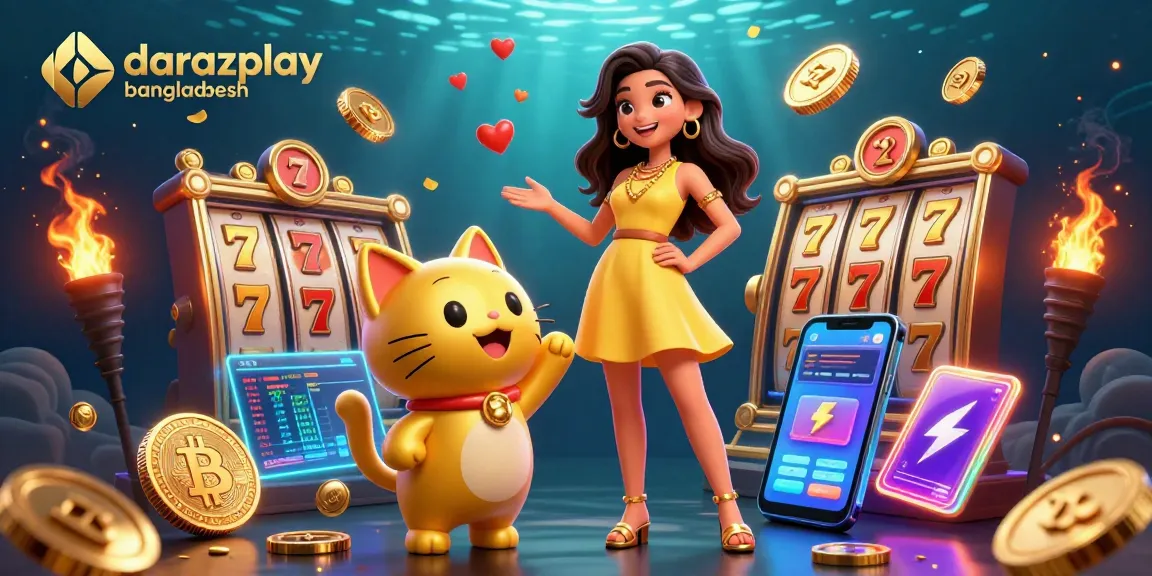 Engage with thrilling gameplay at darazplay bangladesh with vibrant slot games and golden interactions.
