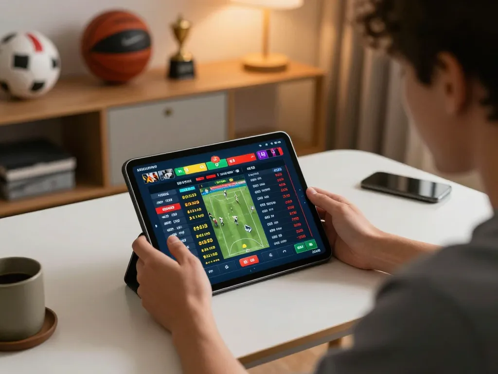 Betting on live sports on the hay88x platform showcasing real-time odds in a vibrant setting