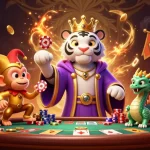Joacă jocuri poker casino cu o tigru elegant, maimuță jester și un dragon de jad în acțiune!
