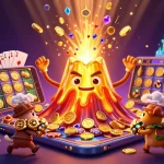 Experience exhilarating wins at oxbet casino with vibrant 3D scene of treasure and games.