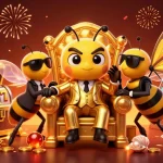 Engage with exciting lode88 casino adventures featuring a bumblebee mob boss and slot machines.
