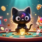 Engage with the budi4d link through this vibrant cosmic casino illustration showcasing dynamic gaming elements.