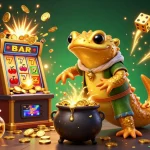 Experience the magic of 11bet2026 with a vibrant 3D casino scene featuring golden elements and exciting games.