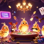 Experience thrilling action at Nhà Cái Uy Tín with vibrant casino games, illuminated by glowworms.