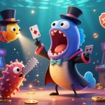 gmnc showcases a colorful underwater casino world with magical eel and friends performing exciting tricks.