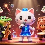 Engage with jokacasino's vibrant casino scene featuring dynamic characters and winning slots.