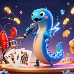 Experience thrilling wins with Luckywin’s vibrant underwater casino scene featuring an electric DJ eel.