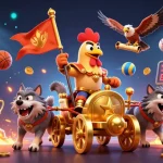 Bet big with 789Win in a vibrant 3D illustration showcasing dynamic sports betting.