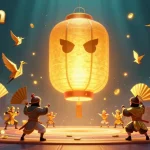 Engage in the excitement of sunwin apk with golden lantern spirit amidst a vibrant casino.