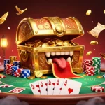 Sunwin showcases a vibrant 3D illustration of a treasure chest enticing adventurer mice amidst a lively poker scene.