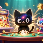 SC88 showcases a colorful cosmic casino scene with a black hole cat and nebula fox captivating players.