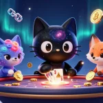 Engage in thrilling gameplay with Hay88's cosmic casino featuring vibrant characters and crypto elements